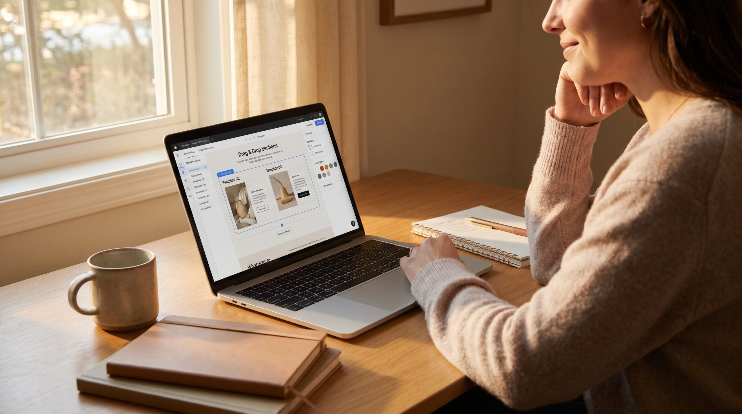 Easiest website builder for beginners on a laptop
