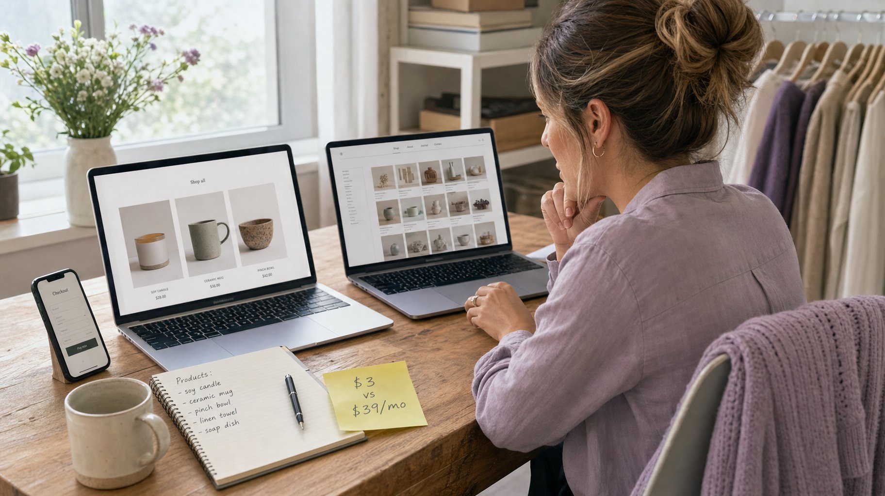 How to start an online store by comparing ecommerce platforms and checkout options